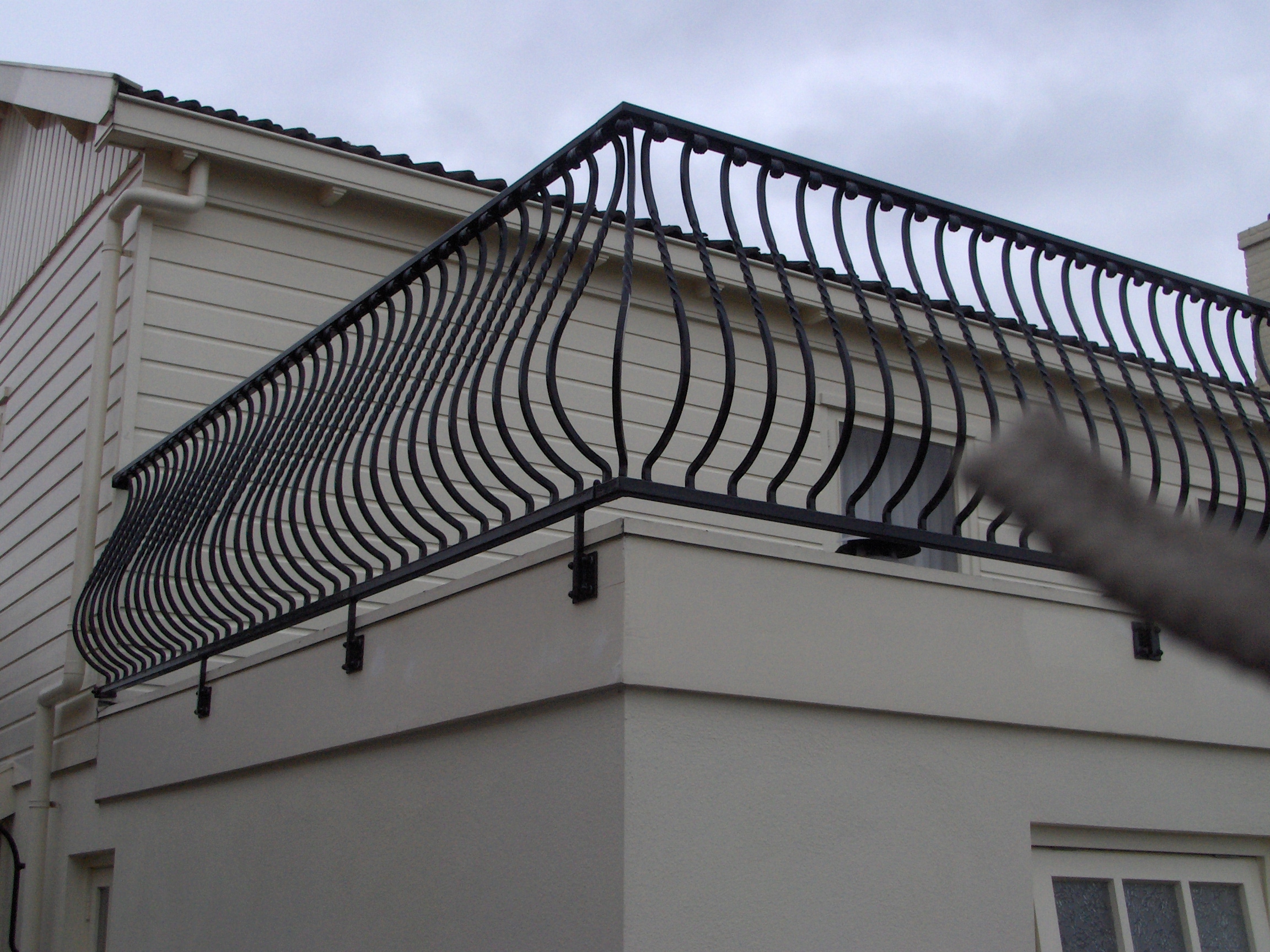 IJzeren balkon hekwerk balkonhekwerk sierhekwerk Boon Metaal de Goorn